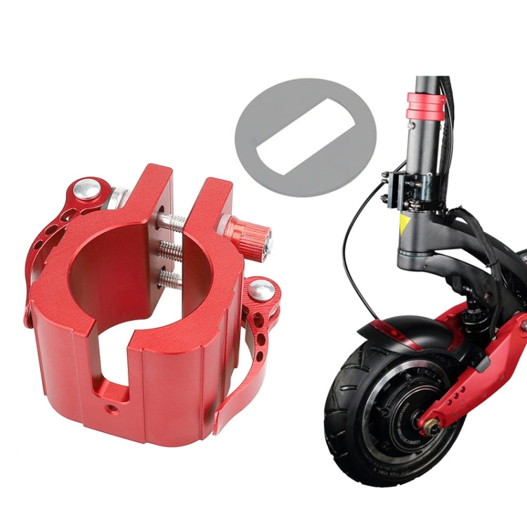 Folding Clamp For ZERO 8X 10X 11X SPEEDUAL Dualtron DT3 Thunder Electric Scooter, Without Pad Red, With Pad Red, Without Pad Black, With Pad Black