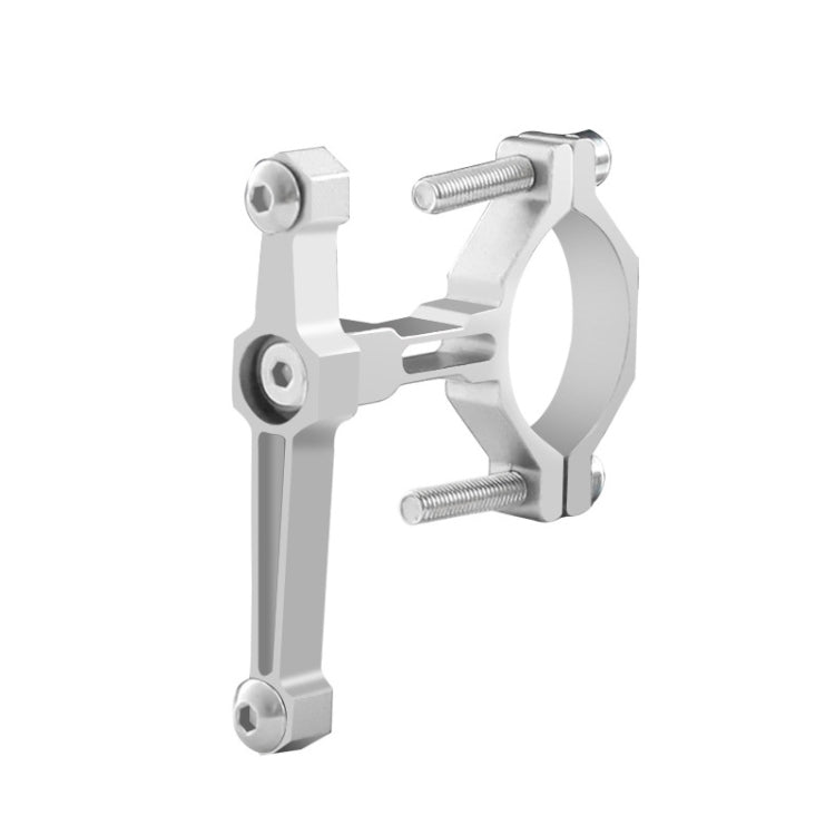 Bicycle Aluminum Alloy Bottle Cage Conversion Seat Fixed Adjustable Bottle Cage, Red, Silver, Black