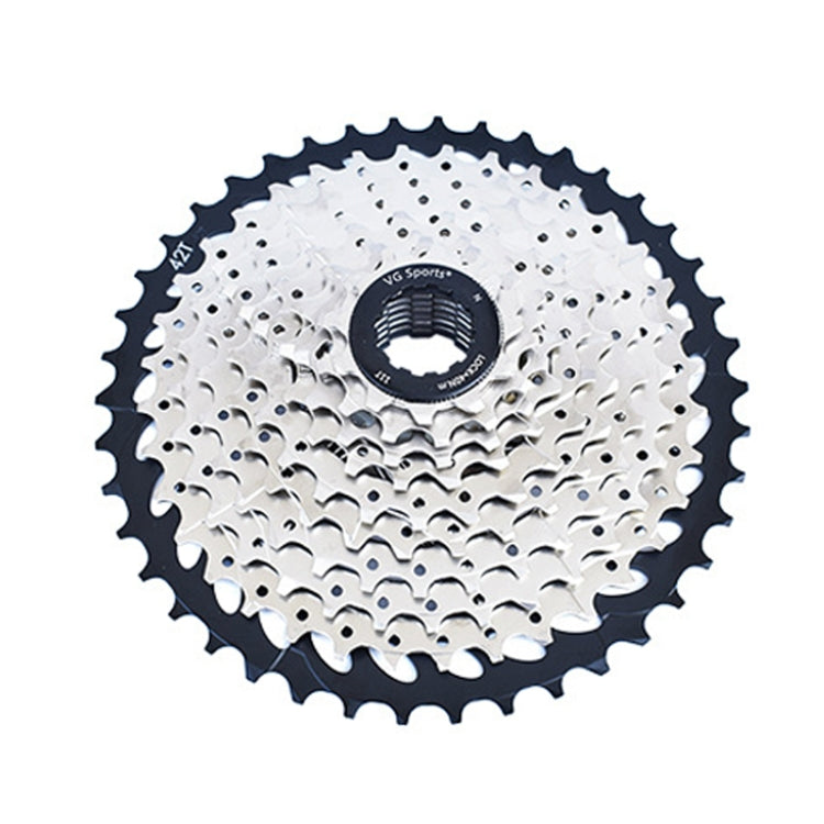VG SPORTS Bicycle Lightweight Wear -Resistant Flywheel, 8 Speed Highway 11-25T, 8 Speed Highway 11-28T, 8 Speed Mountains 11-32T, 8 Speed Mountains 11-36T, 8 Speed Mountains 11-40T, 8 Speed Mountains 11-42T, 9 Speed Highway 11-25T, 9 Speed Highway 11-2...