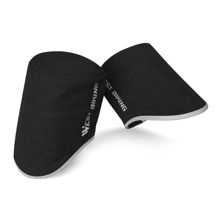 WEST BIKING Electric Vehicle Sunshade Waterproof Windproof Handle Cover, Black, Grey