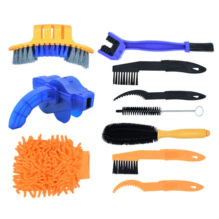 Bike Chain Washer Cleaner Kit Maintenance Tool,Specification:, 4 In 1 Brush, 4 In 1 Chain Washer, 6 In 1 Brush, 6 In 1 Chain Washer, 7 In 1, 8 In 1, 3 In 1, 9 In 1, 10 In 1