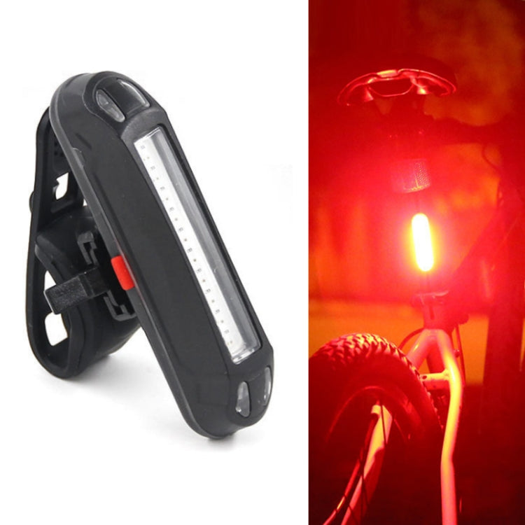 LED Rechargeable Bicycle Warning Strip Tail Light, OPP Red Light, OPP White Light, OPP Red&White Light, OPP Red&Blue Light - WAYBIKER