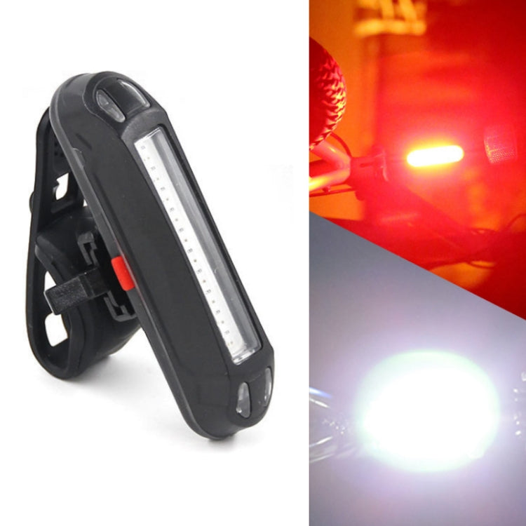 LED Rechargeable Bicycle Warning Strip Tail Light, OPP Red Light, OPP White Light, OPP Red&White Light, OPP Red&Blue Light - WAYBIKER