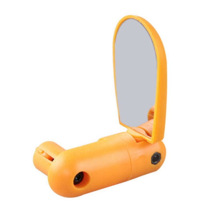 2 Pairs Adjustable Bicycle Flat Rearview Mirror Cycling Accessories, Yellow, Red, Blue, Black - WAYBIKER