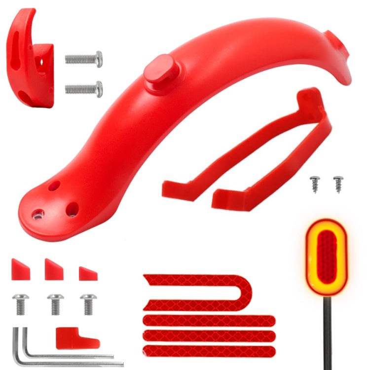 X0259 Electrical Scooter Rear Fender Shock Absorber Bracket Cover For Xiaomi Mijia M365, X0259 Black, X0259 White, X0259 Red