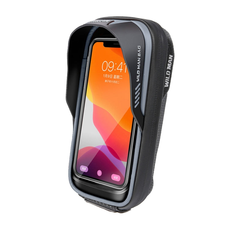 WILD MAN ES16 0.5L EVA Hard Shell Waterproof Touch Screen Bicycle Handlebar Bag, ES16 (Red), ES16 (Grey), ES16 (Blue)