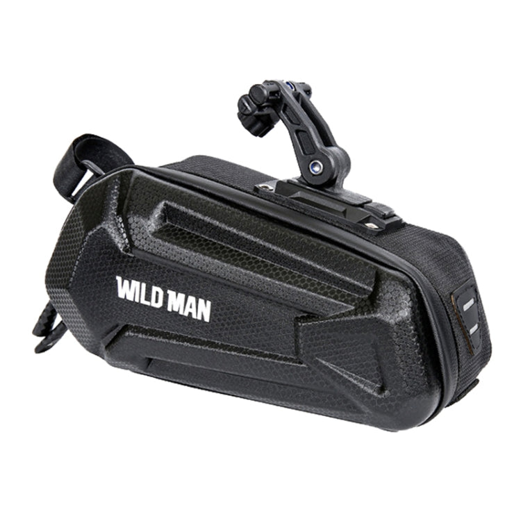 WILD MAN XT7 1.2L Mountain Bike EVA Hard Shell Waterproof Wear-resistant Tail Bag, XT7 Sun , XT7 Twill