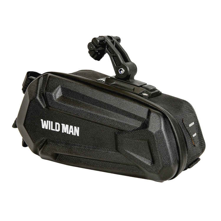 WILD MAN XT7 1.2L Mountain Bike EVA Hard Shell Waterproof Wear-resistant Tail Bag, XT7(Sun), XT7(Twill) - WAYBIKER