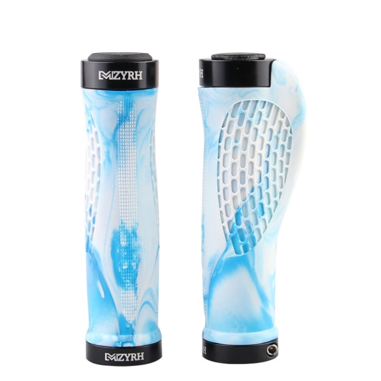 MZYRH 1pair Mountain Bike Bicycle Handlebar Grips Protective Covers, MZYRH White and Blue, MZYRH Black and Yellow, MZYRH Dark Green, MZYRH  Black and Red, MZYRH  Black and White, MZYRH  Black Blue