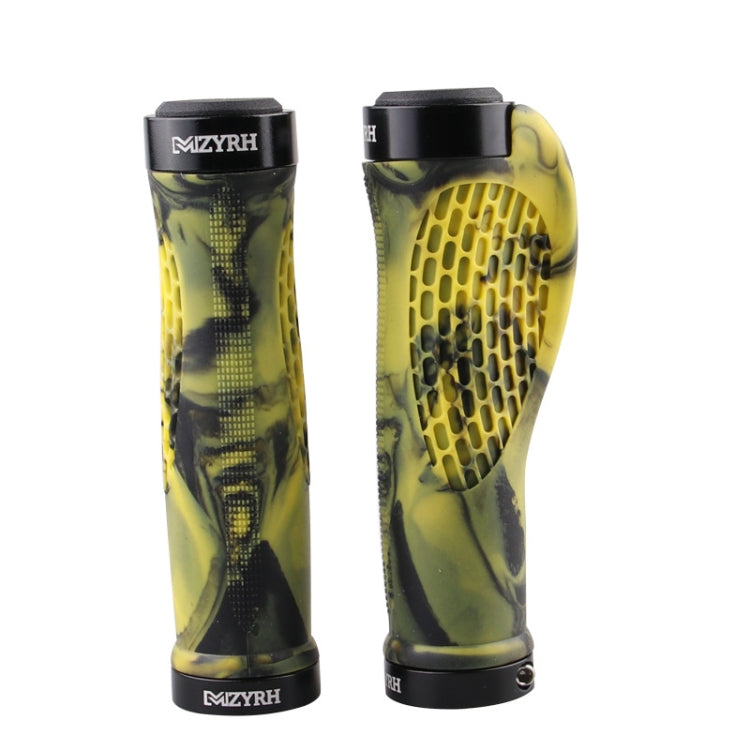MZYRH 1pair Mountain Bike Bicycle Handlebar Grips Protective Covers, MZYRH White and Blue, MZYRH Black and Yellow, MZYRH Dark Green, MZYRH  Black and Red, MZYRH  Black and White, MZYRH  Black Blue