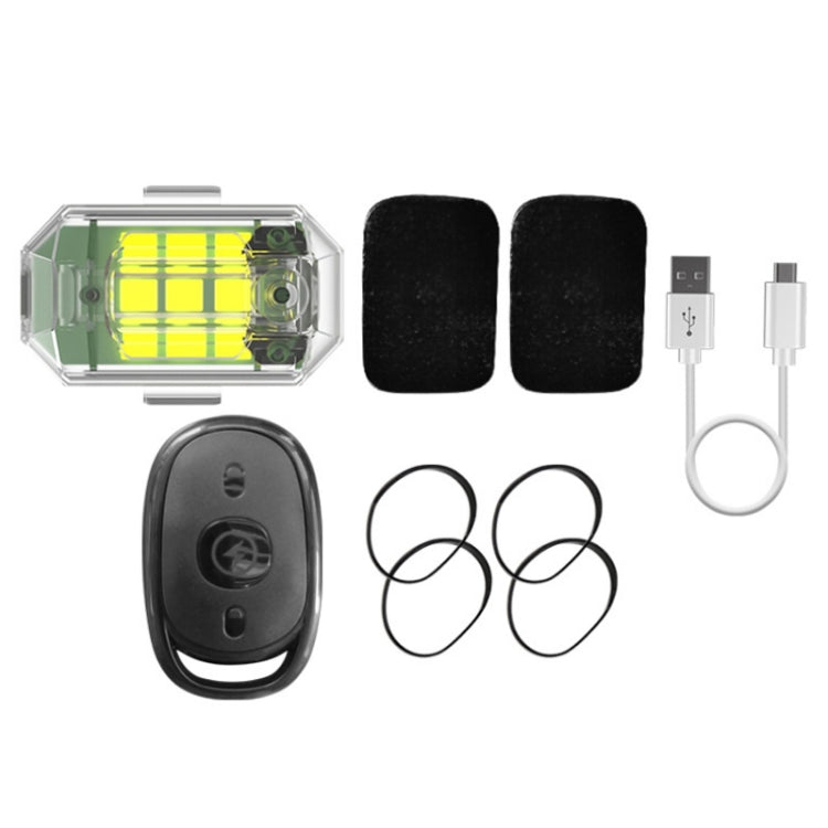 Remote Control LED Car Modified Electric Car Warning Tail Light, 1 Light+1 RC, 2 Light +1 RC - WAYBIKER
