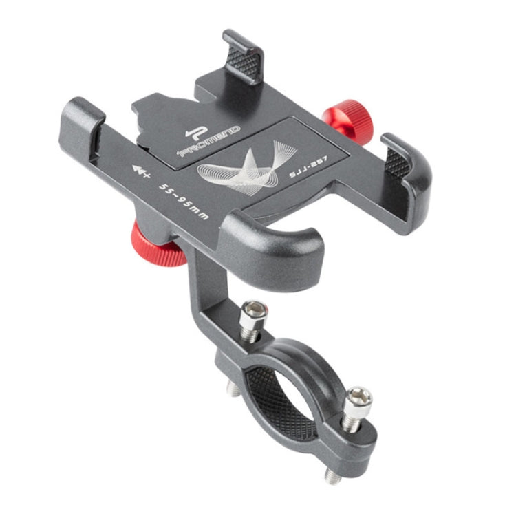 PROMEND SJJ-297 Aluminum Alloy Rotation Adjustable Bicycle Mobile Phone Bracket, SJJ-297