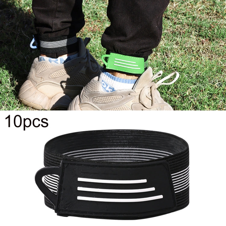 10pcs Mountain Bike Trouser Belt Cycling Trousers Leggings Tie, Random Color Delivery