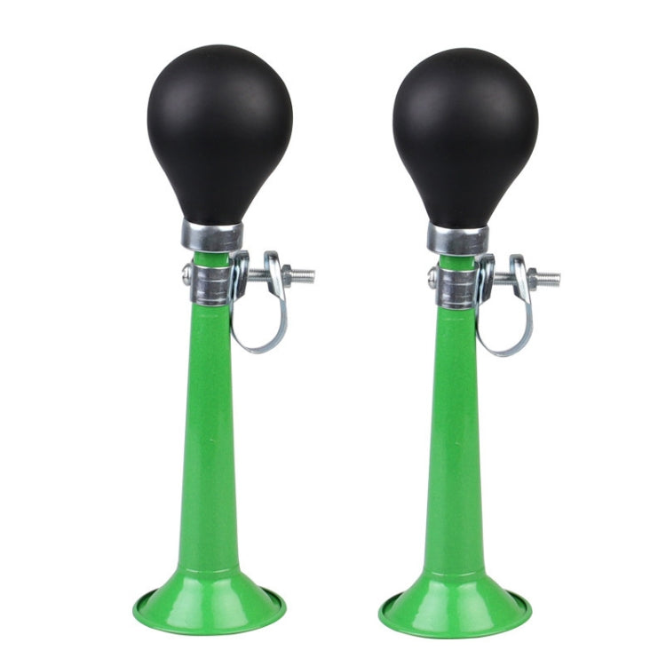 2pcs 7 inch Metal Plating Bicycle Air Horn Bicycle Accessories, Black, Red, Blue, Pink, Green, Silver - WAYBIKER