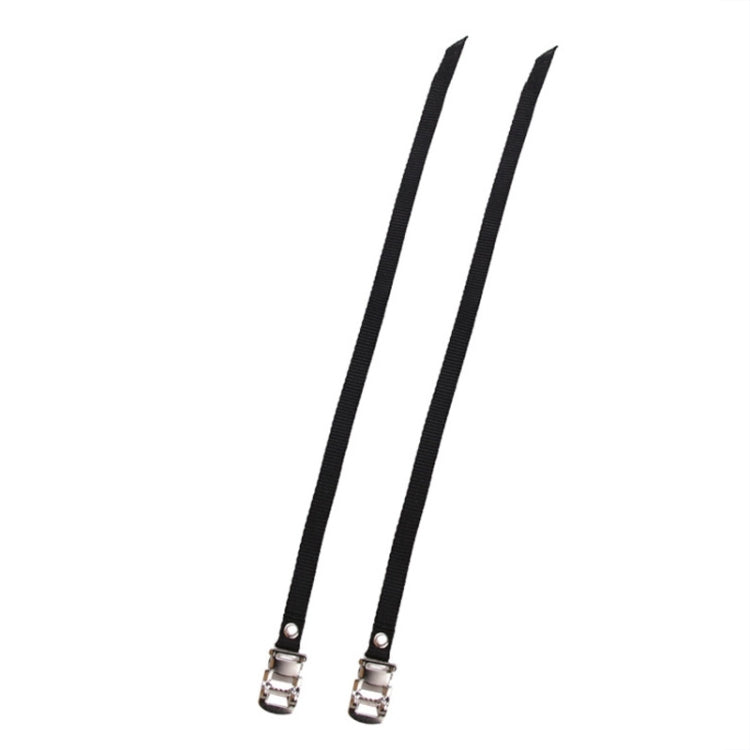 2pcs Bicycle Pedal Strap Spinning Bicycle Aluminum Buckle Fixed Rope