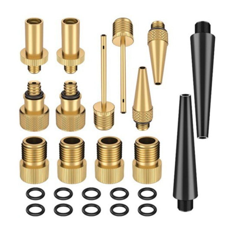 SV/AV/DV Bicycle Valve Adapter Set Bike Ball Pump Accessories, 15 in 1, 24 in 1 with Leather Ring, 25 in 1, 24 in 1, 32 in 1, 16 in 1, 10 in 1, 3sets 3 in 1, 12 in 1, 3sets 5 in 1, 3sets 4 in 1, 3sets 4 in 1 Gold, 14 in 1, 16 in 1 with Split Box       ... - WAYBIKER