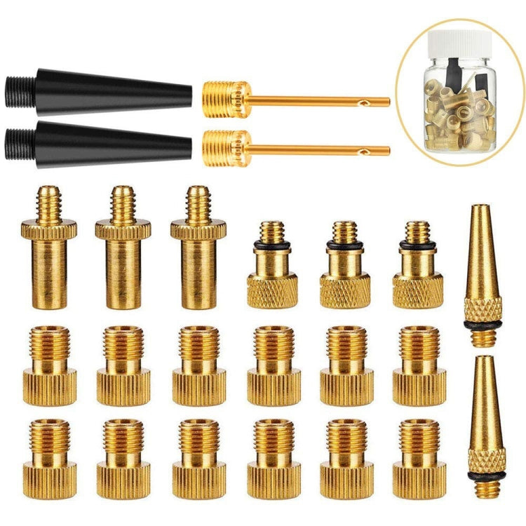 SV/AV/DV Bicycle Valve Adapter Set Bike Ball Pump Accessories, 15 in 1, 24 in 1 with Leather Ring, 25 in 1, 24 in 1, 32 in 1, 16 in 1, 10 in 1, 3sets 3 in 1, 12 in 1, 3sets 5 in 1, 3sets 4 in 1, 3sets 4 in 1 Gold, 14 in 1, 16 in 1 with Split Box       ... - WAYBIKER