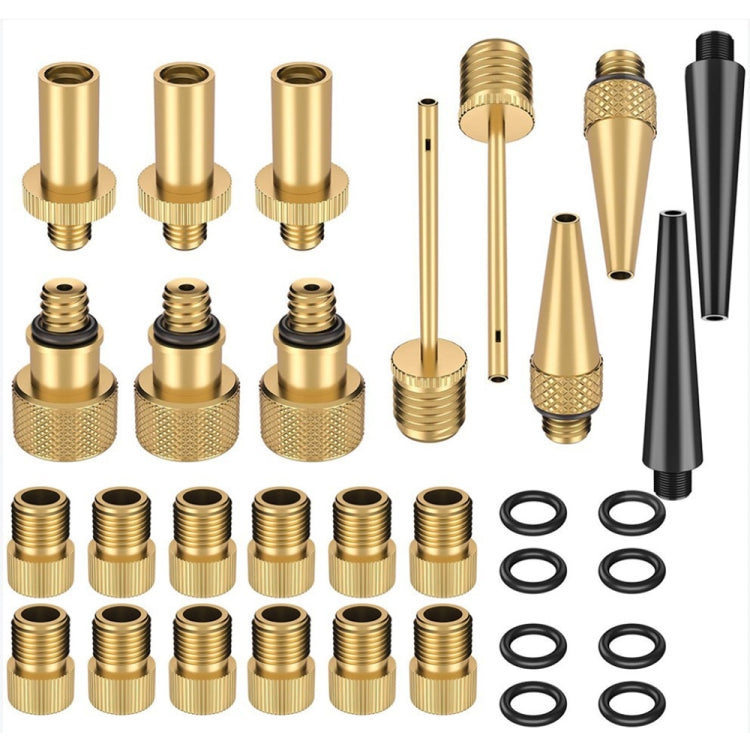 SV/AV/DV Bicycle Valve Adapter Set Bike Ball Pump Accessories, 15 in 1, 24 in 1 with Leather Ring, 25 in 1, 24 in 1, 32 in 1, 16 in 1, 10 in 1, 3sets 3 in 1, 12 in 1, 3sets 5 in 1, 3sets 4 in 1, 3sets 4 in 1 Gold, 14 in 1, 16 in 1 with Split Box�������...