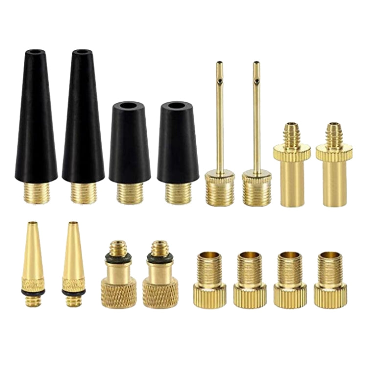 SV/AV/DV Bicycle Valve Adapter Set Bike Ball Pump Accessories, 15 in 1, 24 in 1 with Leather Ring, 25 in 1, 24 in 1, 32 in 1, 16 in 1, 10 in 1, 3sets 3 in 1, 12 in 1, 3sets 5 in 1, 3sets 4 in 1, 3sets 4 in 1 Gold, 14 in 1, 16 in 1 with Split Box�������...