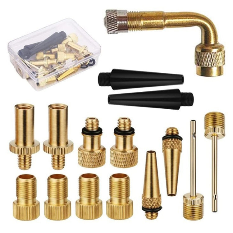 SV/AV/DV Bicycle Valve Adapter Set Bike Ball Pump Accessories, 15 in 1, 24 in 1 with Leather Ring, 25 in 1, 24 in 1, 32 in 1, 16 in 1, 10 in 1, 3sets 3 in 1, 12 in 1, 3sets 5 in 1, 3sets 4 in 1, 3sets 4 in 1 Gold, 14 in 1, 16 in 1 with Split Box�������...
