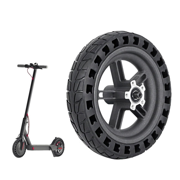 For Xiaomi M365 Electric Scooter 8.5-inch Rear Wheel Solid Shock-absorbing Honeycomb Tire with Hub, 8.5-inch