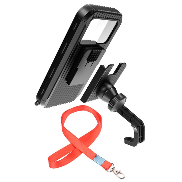 Bicycle Motorcycle Outdoor Sports Cycling Mobile Phone Waterproof Bag, Handlebar With Rope, Rearview Mirror With Rope, Handlebar, Rearview Mirror - WAYBIKER