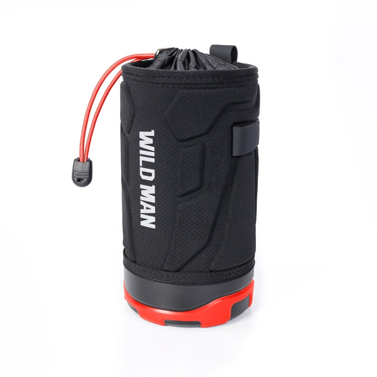 WILD MAN R1 1L Mountain Bike Water Bottle Bag Scooter Handlebar Tool Kit, Dark Grey, Black Red, Black Green, Dark Blue
