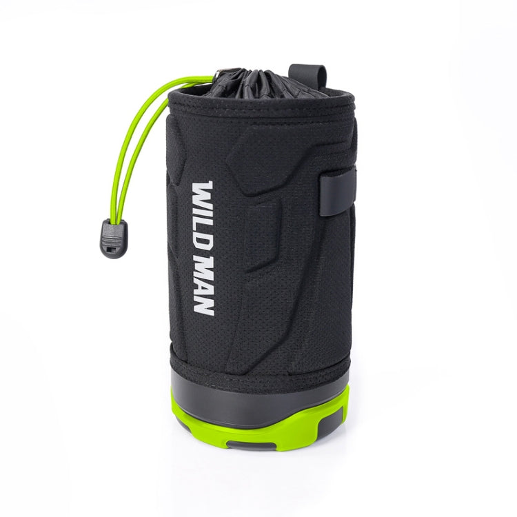 WILD MAN R1 1L Mountain Bike Water Bottle Bag Scooter Handlebar Tool Kit, Dark Grey, Black Red, Black Green, Dark Blue
