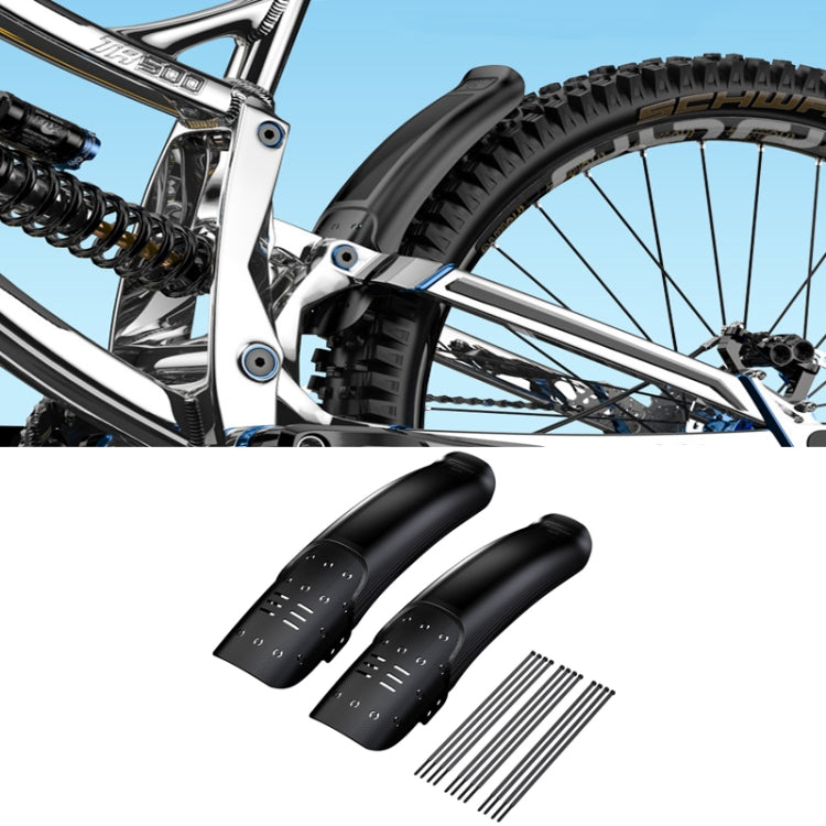 Front And Rear Universal Bicycle Mudguards Cycling Accessories Mountain Bike Riding Gear, ENLEE E-35431 Single, ENLEE E-35431 1pair