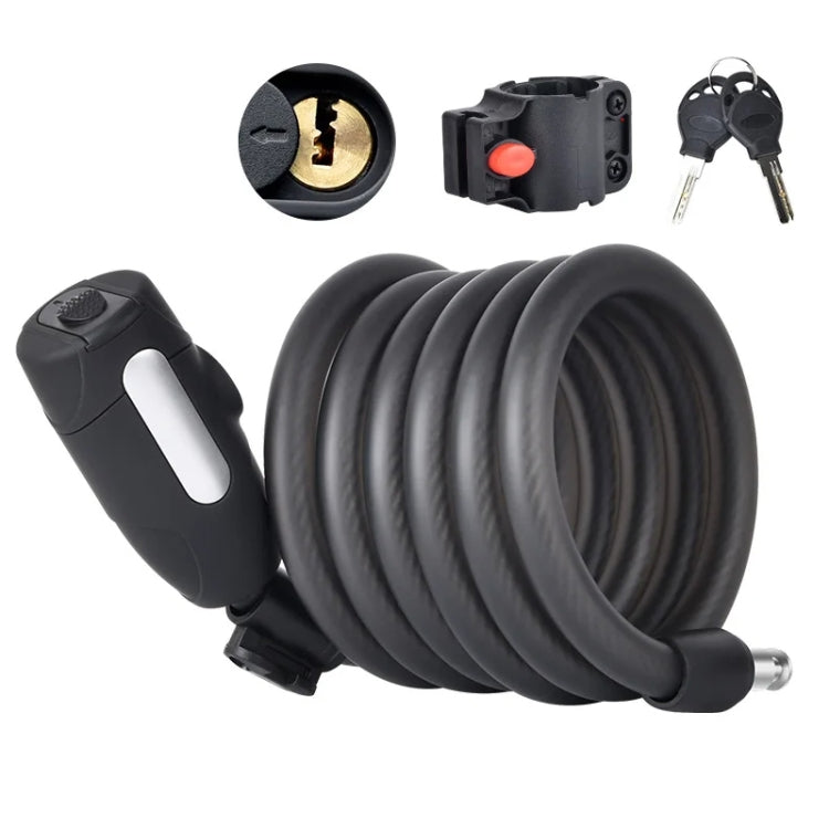 Fixed Portable Anti-theft Thickened Steel Wire Chain Bicycle Lock