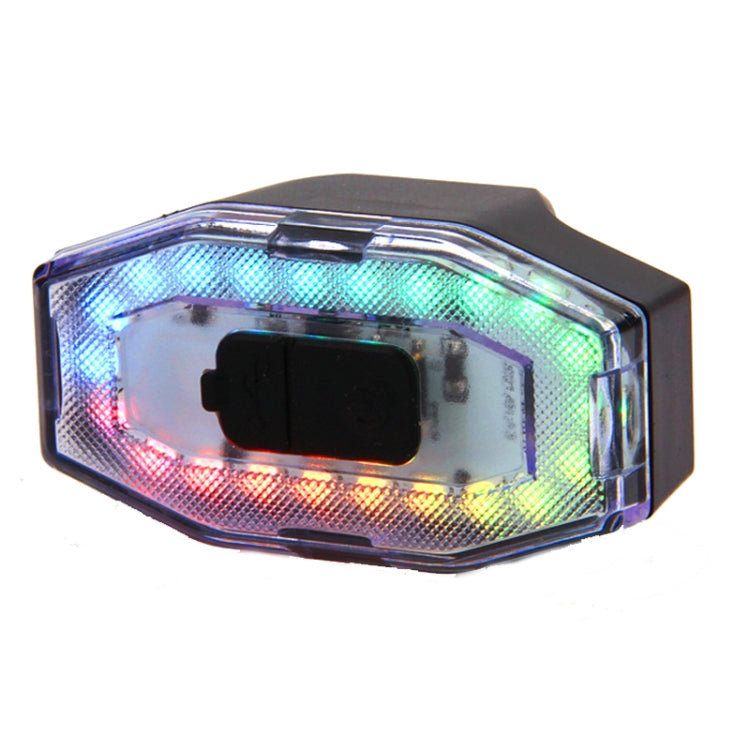 Rechargeable 60 Lumen Colorful Light Bicycle Bike Tail Light Helmet Warning Light, BF-915, BF-911, BF-913 - WAYBIKER