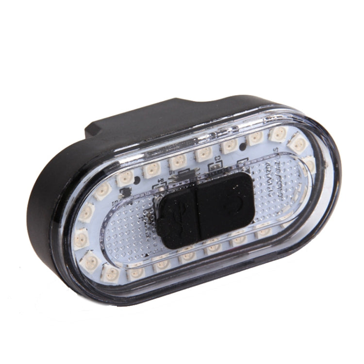 Rechargeable 60 Lumen Colorful Light Bicycle Bike Tail Light Helmet Warning Light, BF-915, BF-911, BF-913 - WAYBIKER