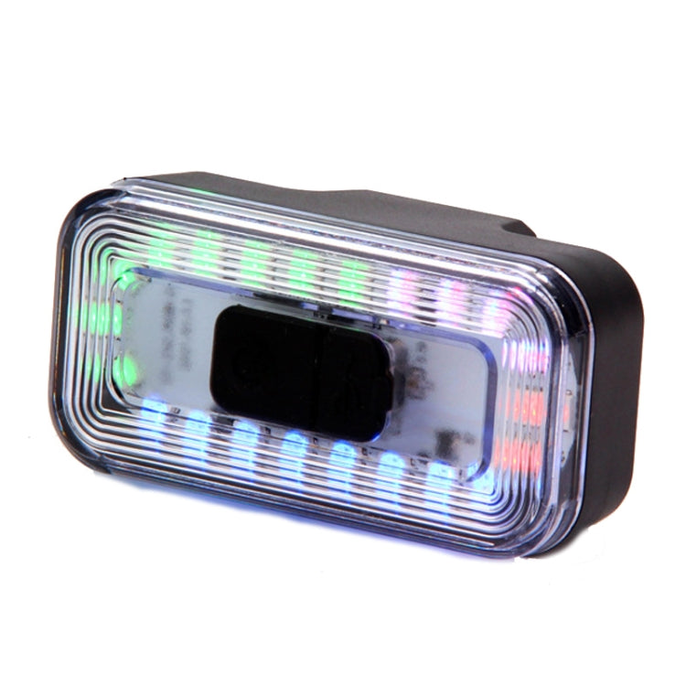 Rechargeable 60 Lumen Colorful Light Bicycle Bike Tail Light Helmet Warning Light, BF-915, BF-911, BF-913 - WAYBIKER