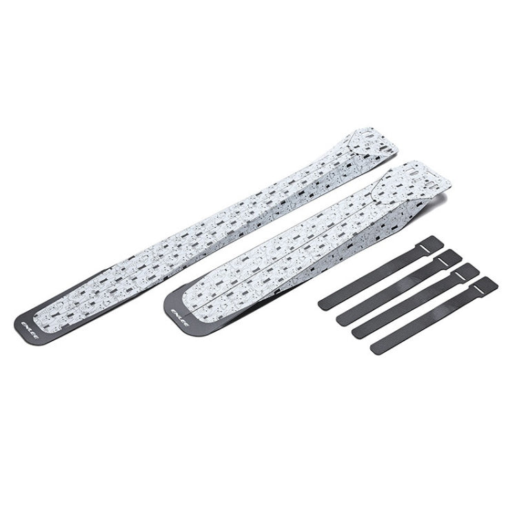 ENLEE E-641316 6pcs /Set Bicycle Extended Front And Rear Mudguards Road Bike Quick Detachable Fenders, Anime Model, Black Model, Chain Model, Diamond Model, Snake Model, Five-Star Model