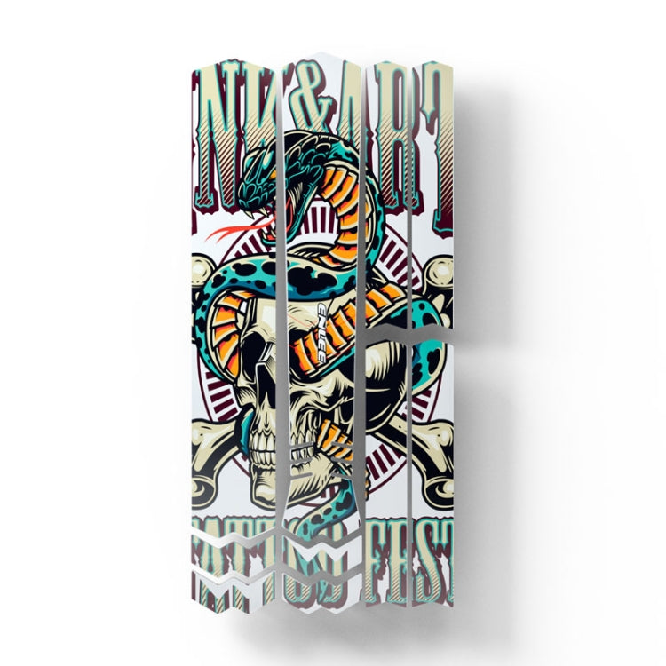 ENLEE E-2210 10pcs /Set Bicycle Jersey Stickers Mountain Bike Frame Protection Adhesive Tape, Transparent, Explosion, Anime, Aurora, Camouflage, Shark, Snake, Stripe, Graffiti, Chinese Style