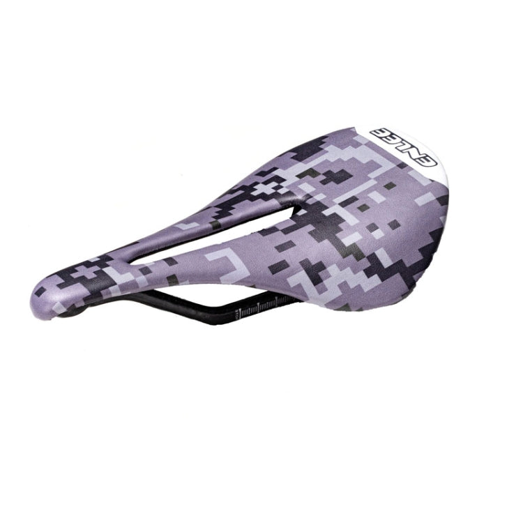 ENLEE E-ZD412 Bicycle Carbon Fiber Cushion Outdoor Riding Mountain Bike Saddle, Skull, Camouflage, Devil