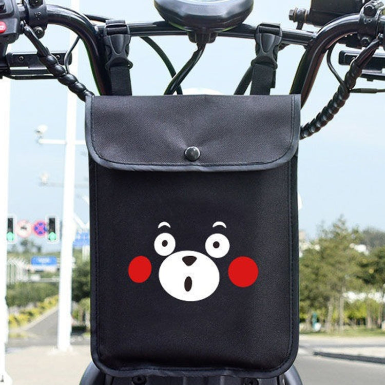 Electric Vehicle Portable Hanging Bag Waterproof Bicycle Front Storage Bag Stroller Pocket, Deer, Locomotive Girl, Black Bear, Duck, Flower Bear, No Pattern - WAYBIKER