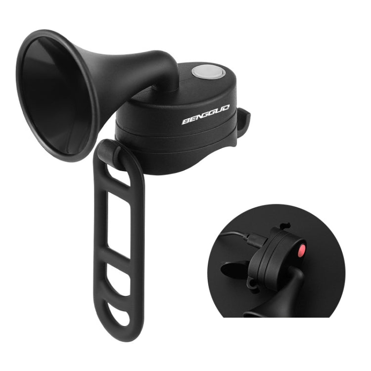BENGGUO Bicycle Portable Electric Horn Children Bicycle Bell, Battery, Charging Model