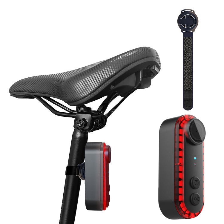 Bike Warning Tail Light 1080P WiFi Camera Recorder Waterproof Bicycle Rear Light for Riding Cycling, Rotate Mount, Clamp Mount, Strap Mount, Rearview Mirror Mount, Saddle Tube Mount