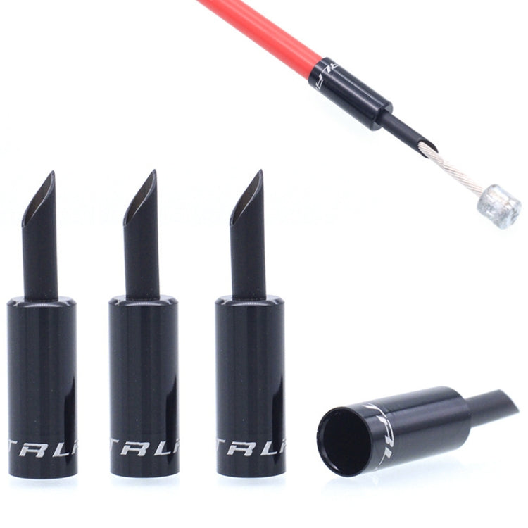 TRLREQ 4pcs Bicycle Rat-Tail Brake Line Extension Cap, 5mm Brake Cap, 4mm Shift Cap