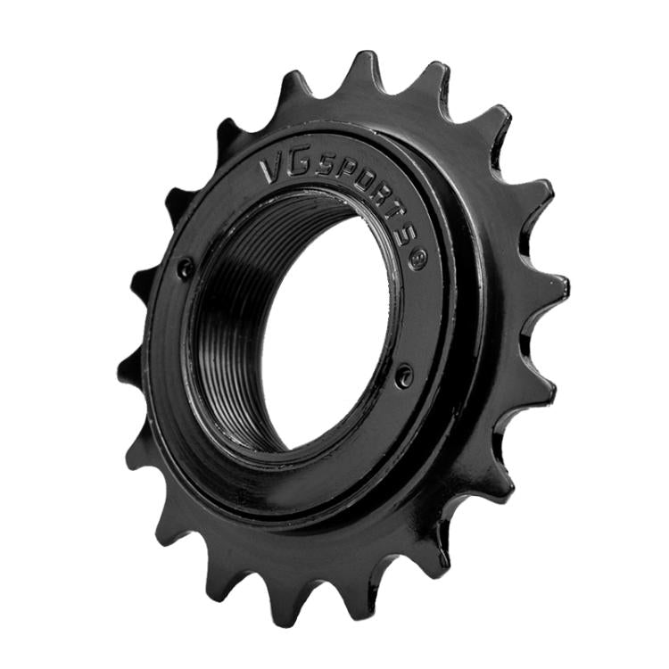 VG SPORTS Stroller Scooter Bicycle Single Speed Flywheel, 16T Silver, 16T Black, 16T Brown, 18T Silver, 18T Black, 18T Brown, 20T Silver, 20T Black, 20T Brown, 22T Silver, 22T Black, 22T Brown, 24T Brown - WAYBIKER