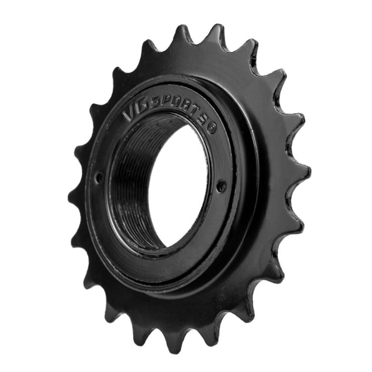 VG SPORTS Stroller Scooter Bicycle Single Speed Flywheel, 16T Silver, 16T Black, 16T Brown, 18T Silver, 18T Black, 18T Brown, 20T Silver, 20T Black, 20T Brown, 22T Silver, 22T Black, 22T Brown, 24T Brown - WAYBIKER