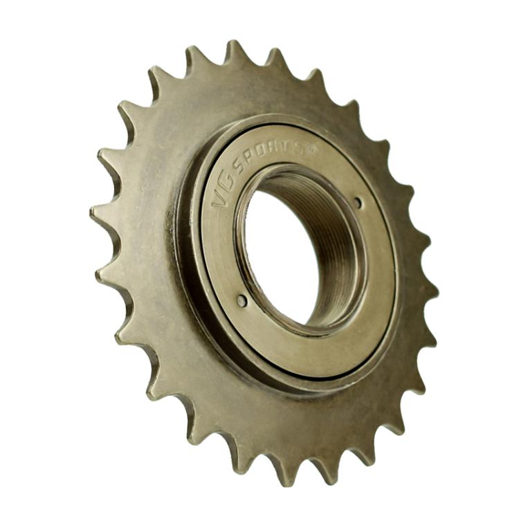VG SPORTS Stroller Scooter Bicycle Single Speed Flywheel, 16T Silver, 16T Black, 16T Brown, 18T Silver, 18T Black, 18T Brown, 20T Silver, 20T Black, 20T Brown, 22T Silver, 22T Black, 22T Brown, 24T Brown - WAYBIKER