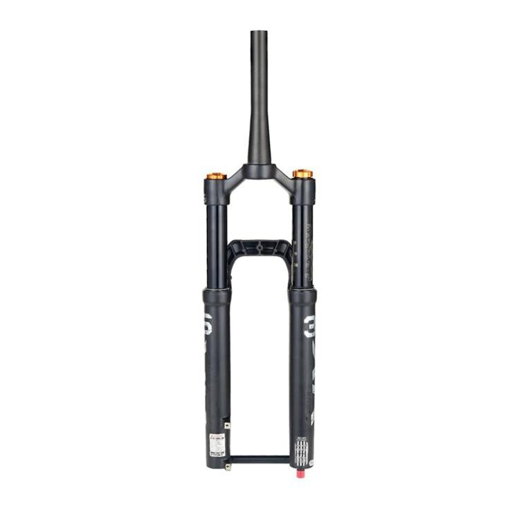 KRSEC XR36 Front Fork Straight Taper Tube Barrel Axle Mountain Bike Wire Damping Forks, 27.5 inch, 29 inch - WAYBIKER