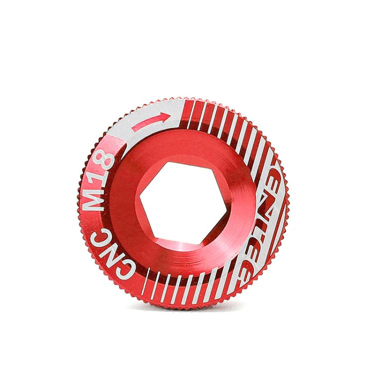 ENLEE Aluminum Bicycle Crank Cover Crank Screws, M18 Black, M18 Red, M18 Blue, M18 Gold, M20 Black, M20 Red, M20 Blue, M20 Gold