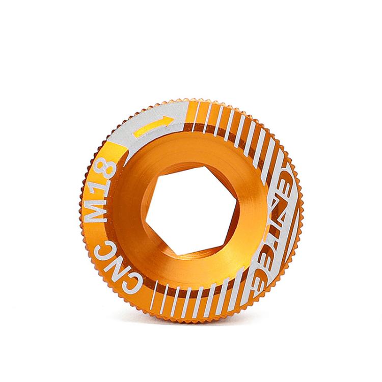 ENLEE Aluminum Bicycle Crank Cover Crank Screws, M18 Black, M18 Red, M18 Blue, M18 Gold, M20 Black, M20 Red, M20 Blue, M20 Gold