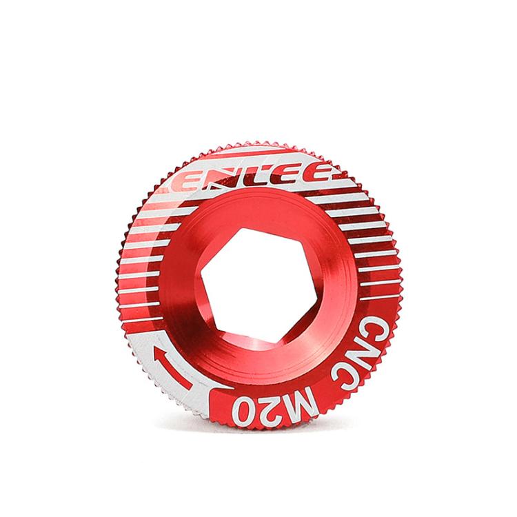 ENLEE Aluminum Bicycle Crank Cover Crank Screws, M18 Black, M18 Red, M18 Blue, M18 Gold, M20 Black, M20 Red, M20 Blue, M20 Gold