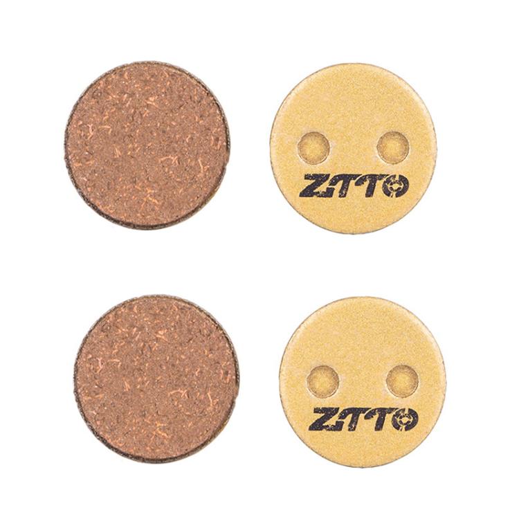 2pairs ZTTO Mountain Bike Full Metal Copper Base Lining Oil Disc Block Brake Pad