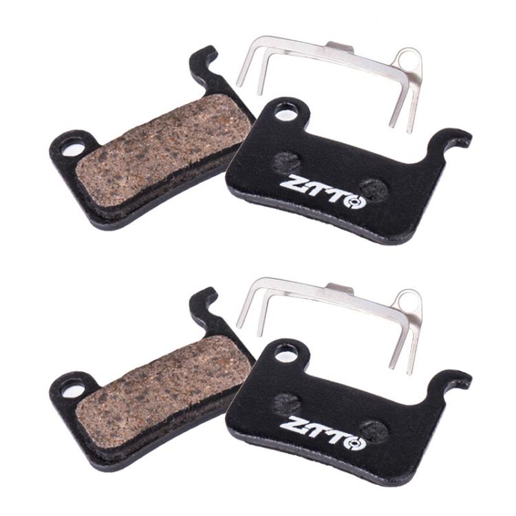 2pairs ZTTO Bicycle Disc Braking Pads Mountain Bike Semi-Metallic Resin Brake Pads