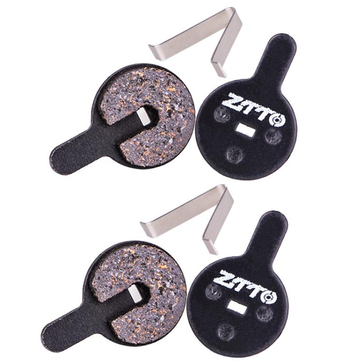 2pairs ZTTO Bicycle Disc Braking Pads Mountain Bike Semi-Metallic Resin Brake Pads